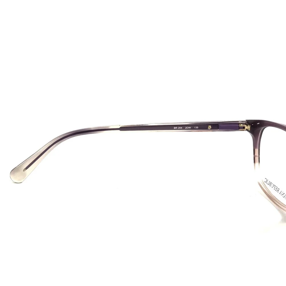 Banana Republic Eyeglasses Frames BR204 2OW Purple Cat Eye Full Rim 52-16-135
